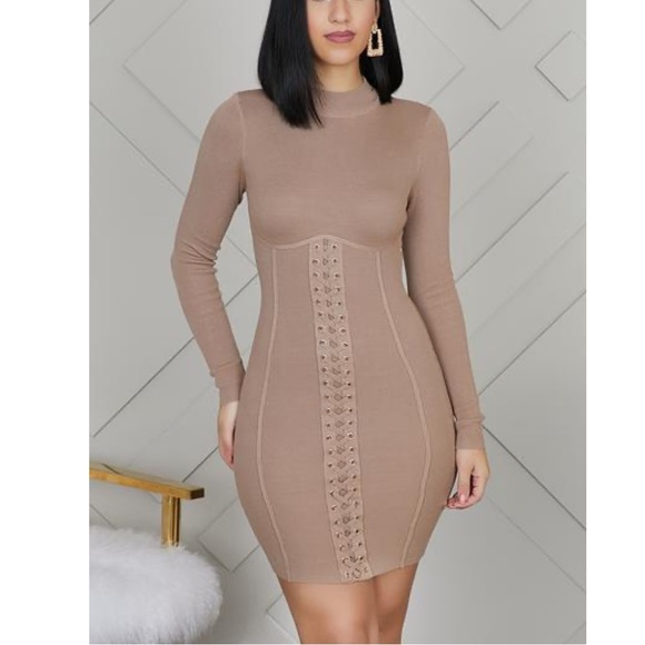 Hera Collection Dresses & Skirts - Ribbed Corset Bodycon dress